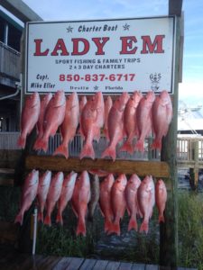 red snapper fishing in Destin