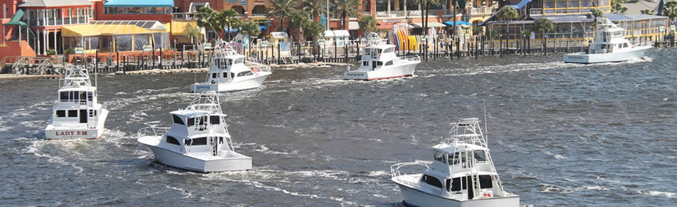 Destin Charter Boat Fishing - Boats